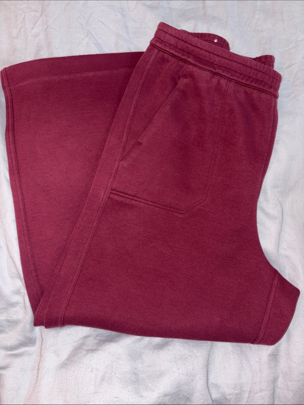 Banana Republic Women's Burgundy Track Joggers